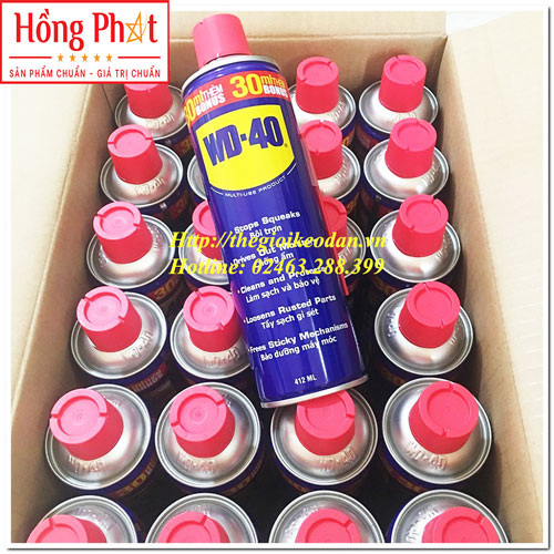 DẦU CHỐNG RỈ SÉT VÀ BÔI TRƠN WD-40 412ML