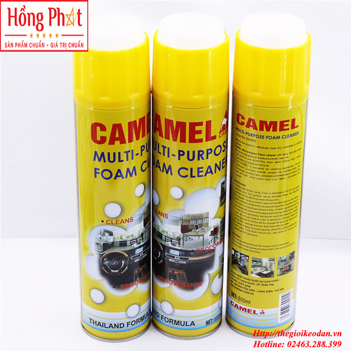 XỊT BỌT VỆ SINH ĐA NĂNG CAMEL 650ML