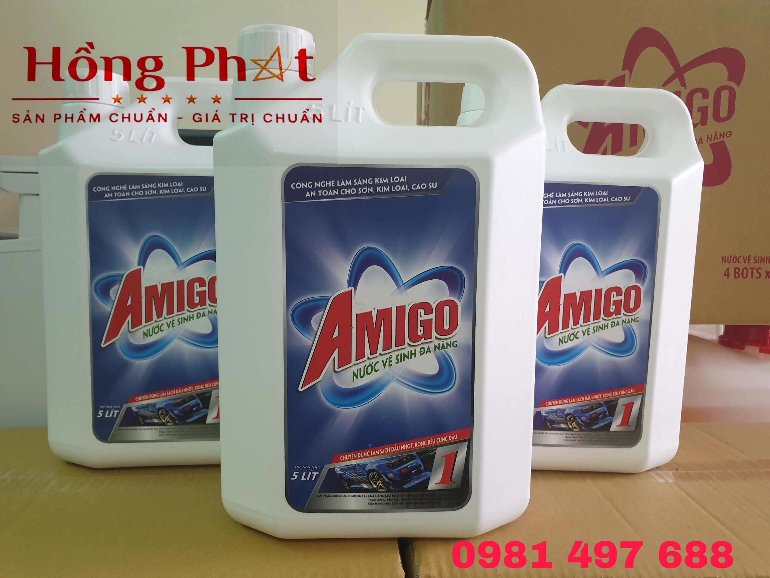 DUNG DỊCH VỆ SINH ĐA NĂNG AMIGO 5L