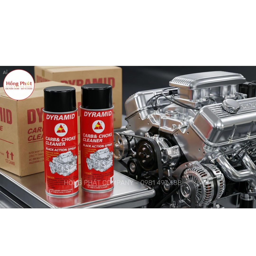 xịt chế lạc đà dyramid vệ sinh chế hòa khí