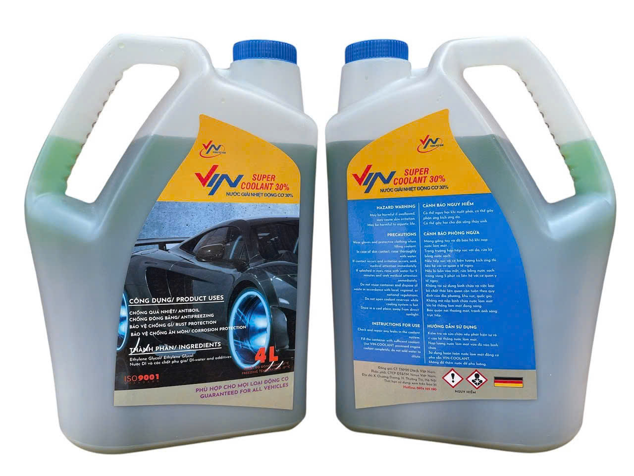 Nước Làm Mát Ô Tô VINCOOLANT 30% GREEN